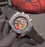 Perfect Replica Hublot Big Bang Black Rubber Band Mens Watches